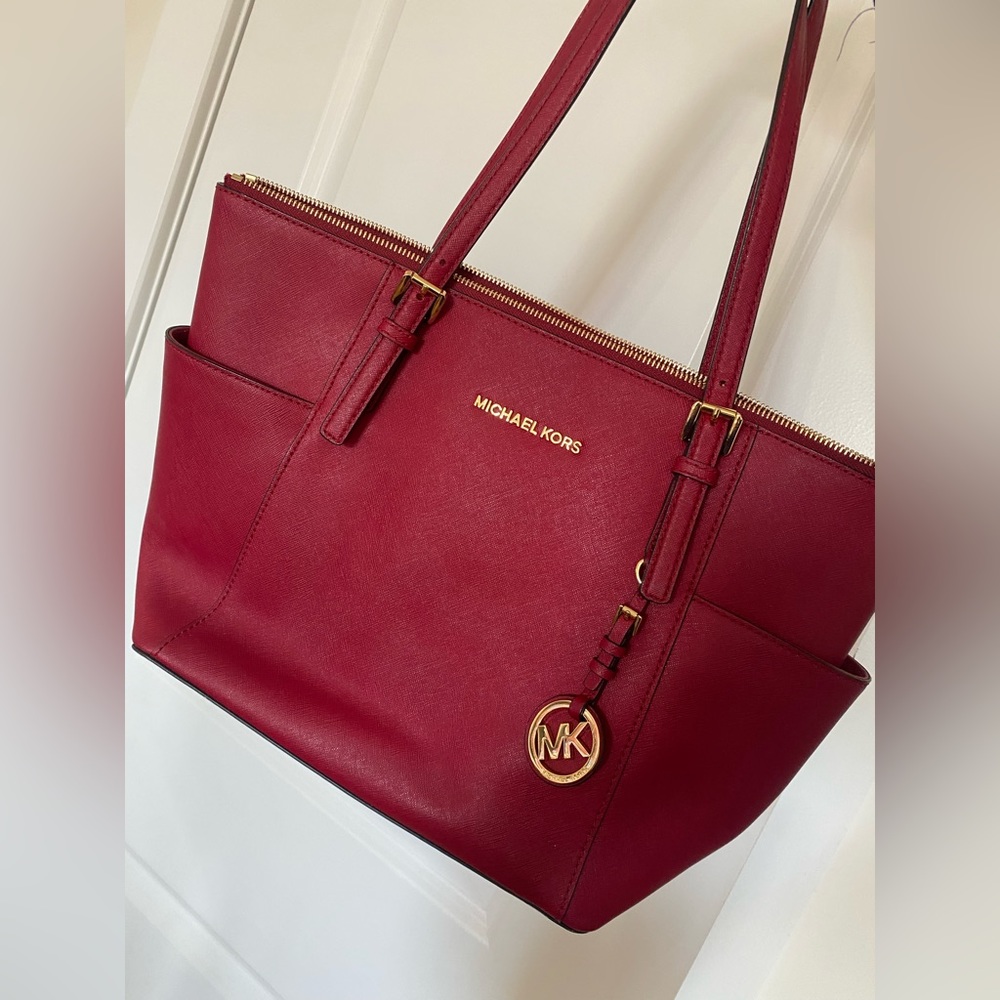 Red Michael Kors Tote